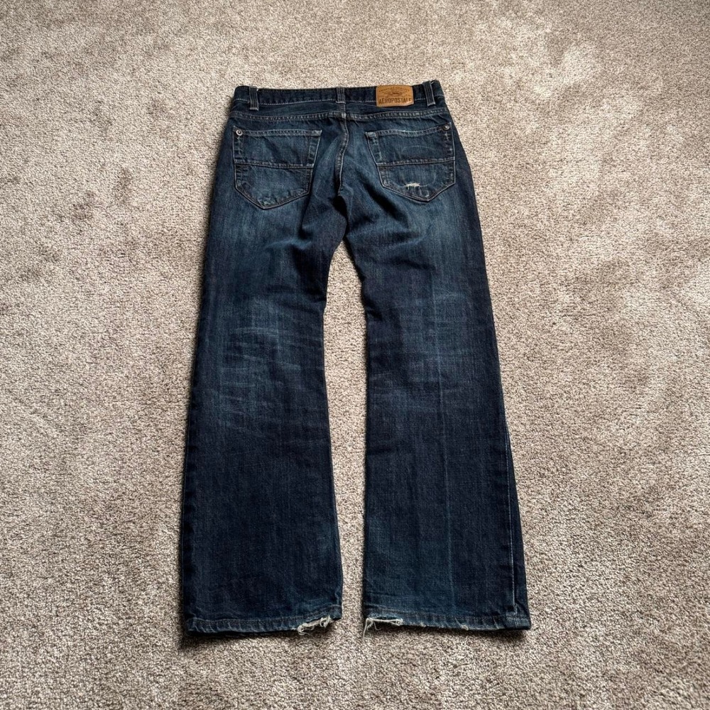 AEROPOSTALE FADED INDIGO "DRIGGS SLIM BOOTCUT" DENIM